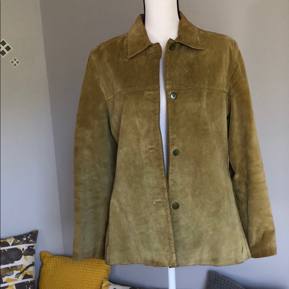 Green Suede Jacket